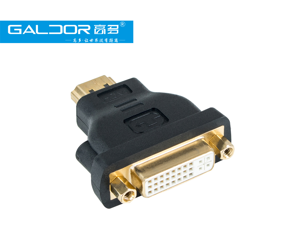 GD-K51 HDMI公 TO DVI 24+5母